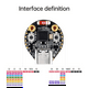 thumbnail image 5 of Placa de Desarrollo LCD ESP32 C3 Electronic Eye ESP32-C3FH4 Pantalla de Reloj de 0,71 Pulgadas GC9D01 160x160 SPI con Estuche, 5 of 5