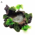 thumbnail image 2 of Flmtop Aquarium Simulated Basin Turtle Lizard Climbing Pet Food Bowl Fish Tank Decor, 2 of 9
