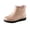 Khaki, variant on Short Rain Boots for Women Waterproof Ankle Boots Lightweight Rubber Rain Shoes Non Slip Sole Slip On Garden Boots