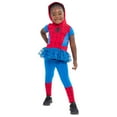 thumbnail image 5 of Marvel Spider-Man Big Girls Peplum T-Shirt and Leggings Outfit Set, 5 of 5