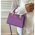 thumbnail image 4 of Trendy Shoulder Crossbody Bag for Women Vegan Leather Y2k Hobo Purse Small Totes Woven Handle Handbag Satchel Clutch, 4 of 7