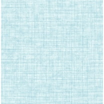 Chesapeake Mendocino Blue Linen Unpasted Non Woven Wallpaper, 20.5-in by 33-ft, 56.4 sq. ft.