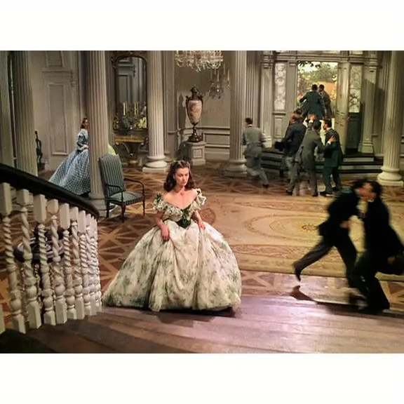 5D Embroidery Gone with the Wind Scarlett O'Hara Diamond Art Painting - Full Round Rhinestone Mosaic Home Decor