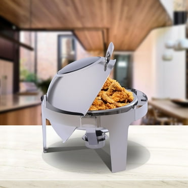Roll Top Electric Chafing Dish Buffet Food Warmer For Party 400W Stainless Steel