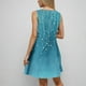 thumbnail image 5 of Camisón de poliéster para mujer, vestido de tirantes con cuello en V y botones para vacaciones de primavera y verano., 5 of 6