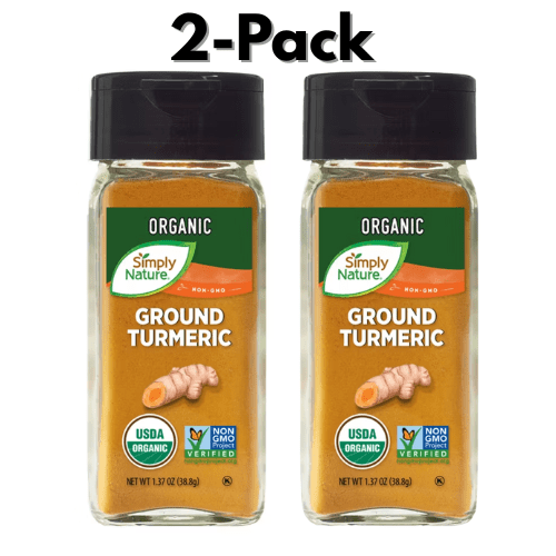 Simply Nature Ground Turmeric Organic 2-Pack 1.37 oz