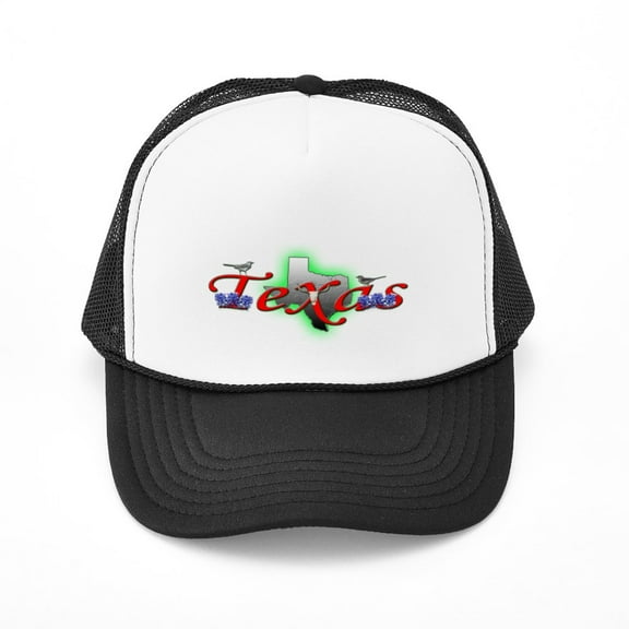 CafePress - Texas - Adjustable Unisex Printed Trucker Hat with Mesh Back