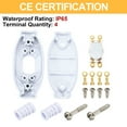 thumbnail image 2 of Uxcell 6mm Inline Cord Switch Waterproof Appliance Switch AC 250V 3A ON/Off Rocker Switch IP65, White, 2 of 6