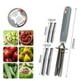 thumbnail image 2 of Heavy Duty Apple Corer, Adjustable Stainless Steel Fruit Core Remover for Pears, Peppers & More, Easy-Grip Kitchen Tool, 2 of 7