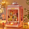thumbnail image 4 of Coin Doll Machine Kids Operated Automatic Play Game Mini Claw Catch Arcade Crane Toy Machines Dolls Music Interactive Toys Gift, 4 of 5