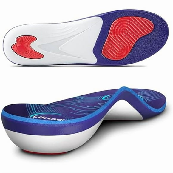 xixishop Plantar Fasciitis High Arch Support Insoles - Arch Support Inserts for Men Women, Orthotic Shoe Inserts for Flat Feet, Foot Pain Relief, Shock Absorbing, All-Day Comfort