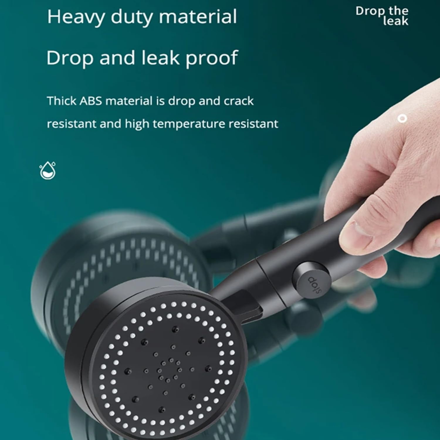 High Pressure RV Shower Head, 5 Mode Filtered Handheld Showerhead Set with One-Click Switching, 59" Hose & Adhesive Bracket for Home Bathroom Travel Trailer