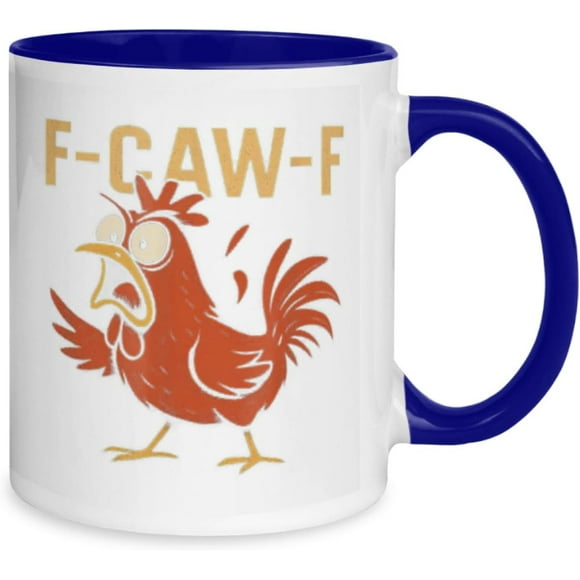 Taza de café de pollo y gallo para hombres y mujeres, tazas de cerámica de 325 ml, taza de té, tazas novedosas, regalos para la oficina y el hogar.