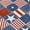 Navy, variant on Addison Rugs Chantille Indoor/Outdoor Transitional Americana Navy Machine Washable Rectangle Rug, 10' x 14'