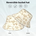 thumbnail image 3 of Vsdgher Funny Pigs Print Bucket Hat for Men&Women Bucket Hat Reversible Summer Double-Side-Wear Travel Gardening, Beach, Camping, Hiking, Fishing Cap, 3 of 5