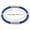Blue S, variant on Negative Ion Sports Bracelet 7.1-7.9 Inch Silicone Metal Energy Band for Athletic Recovery and Daily Wellness