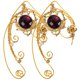 thumbnail image 3 of Golden Alloy Ear Cuff Clip Non Piercing Earrings for Women with Creative Flower Pearl Design 1 Pair, 3 of 5