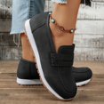 thumbnail image 4 of Slip-On Loafers for Women Wide Strap Casual Platform Shoes Plus-Size Comfortable Everyday Walking Spring and Summer Style with Rounded Toe Box, 4 of 9
