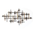 thumbnail image 1 of 39,37 X 1,18 X 23,62" Sculpture Murale en Métal, 1 of 1