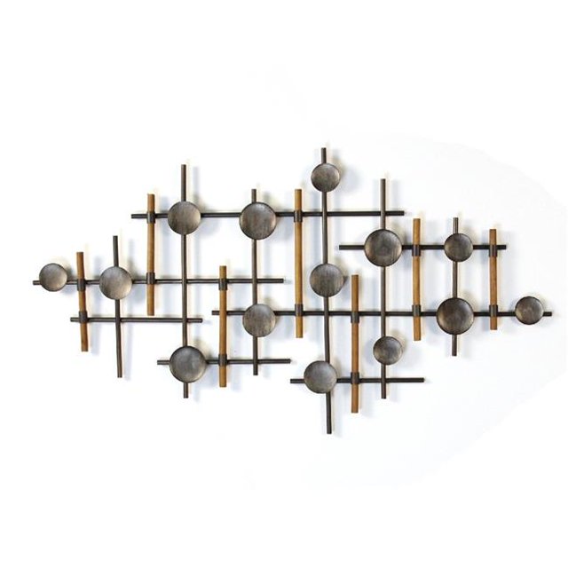 39,37 X 1,18 X 23,62" Sculpture Murale en Métal
