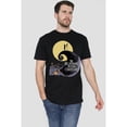 thumbnail image 2 of The Nightmare Before Christmas Mens Moon Silhouette T-Shirt, 2 of 4
