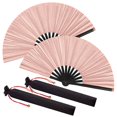 thumbnail image 1 of Abanico de seda plegable a mano Maitys Chinese Tai Ji Fan 34 x 63,5 cm, 1 of 6