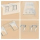 thumbnail image 4 of Soporte de Partición de Acrílico Transparente Sin Perforaciones Xyj250610002 | Fijador Adhesivo Mejorado con Fuerte Soporte de Peso | Divisor de Armario Transparente En Ángulo Recto | Instalación Sin, 4 of 6