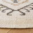 thumbnail image 3 of SAFAVIEH Kilim Lisette Tribal Area Rug, Ivory/Black, 7' x 7' Round, 3 of 8