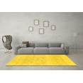 thumbnail image 3 of Ahgly Company Indoor Rectangle Abstract Yellow Modern Area Rugs, 8' x 12', 3 of 4