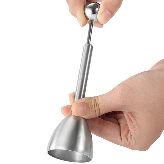 Cheers.US 2PCS Egg Cracker Topper Cutter for Soft & Hard Boiled Eggs Stainless Steel Egg Shell Opener Separator Breaker Kitchen Tool