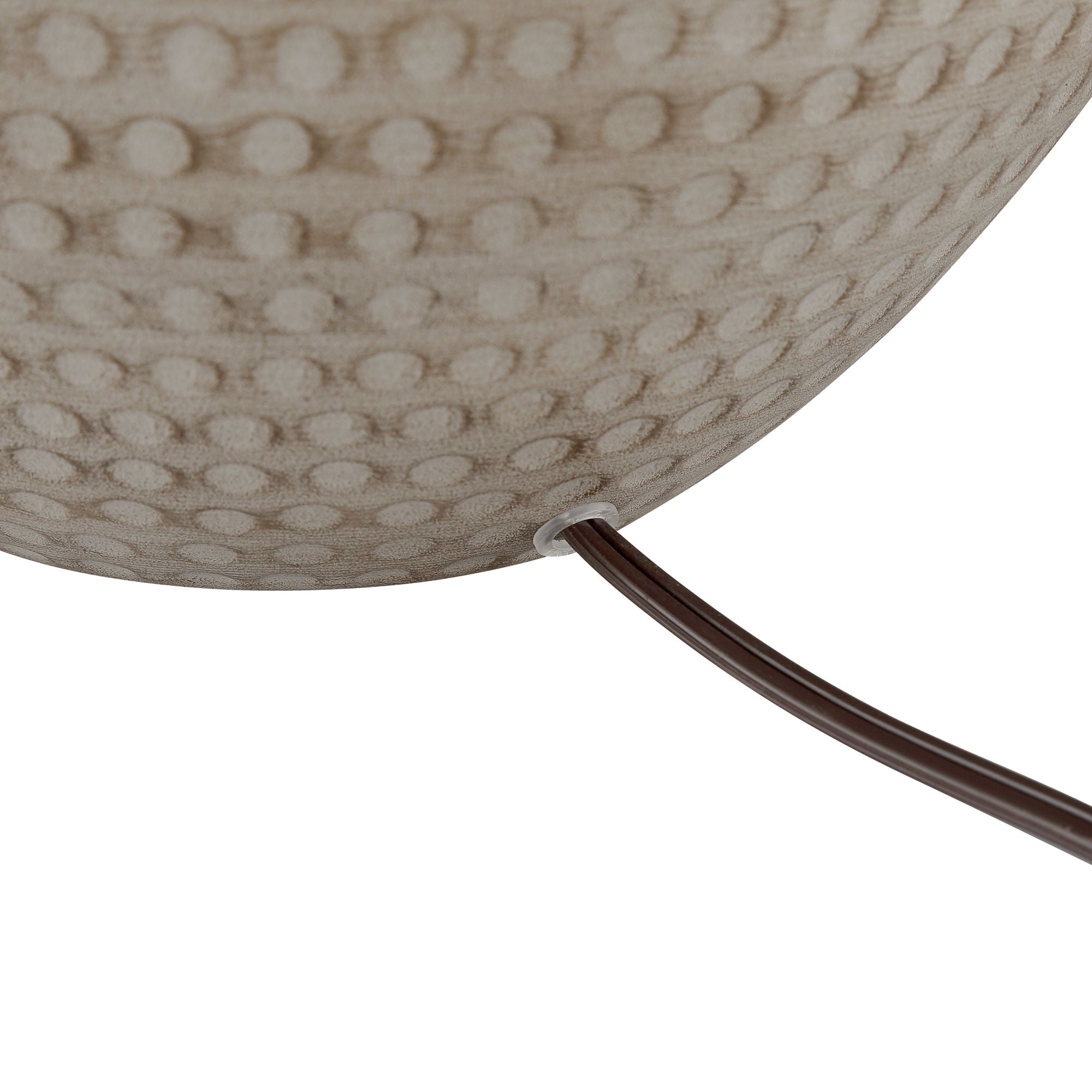 Barnes and Ivy Brighton 27 1/4" Tall Hammered Pot Farmhouse Rustic Modern Table Lamp Beige Finish Metal Single Living Room Bedroom