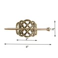 thumbnail image 6 of Celtic Hair Slides, Creative Minimalist Hair Barrettes and Claws for Women - Hair Accessories (Style C H -), 6 of 6