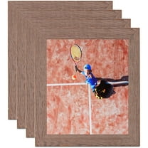 ArtToFrames 5" x 5" Gray Picture Frame, 5x5 inch Gray Wood Poster Frame (WOM-4289), 4 Pack