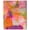 Gallery Wrapped, variant on Garnet Gleam V Canvas Neon Abstract by Art Remedy, Silver Frame, 20 x 24