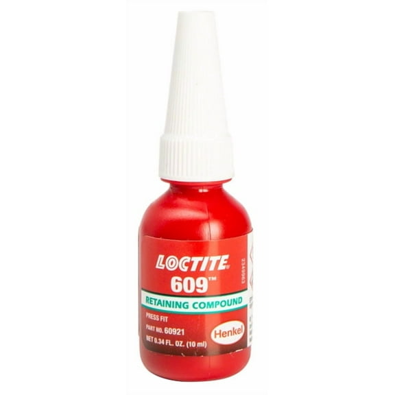 Loctite 609 Retaining Compound Low Viscosity 10ml .3 fl oz Thread Locker