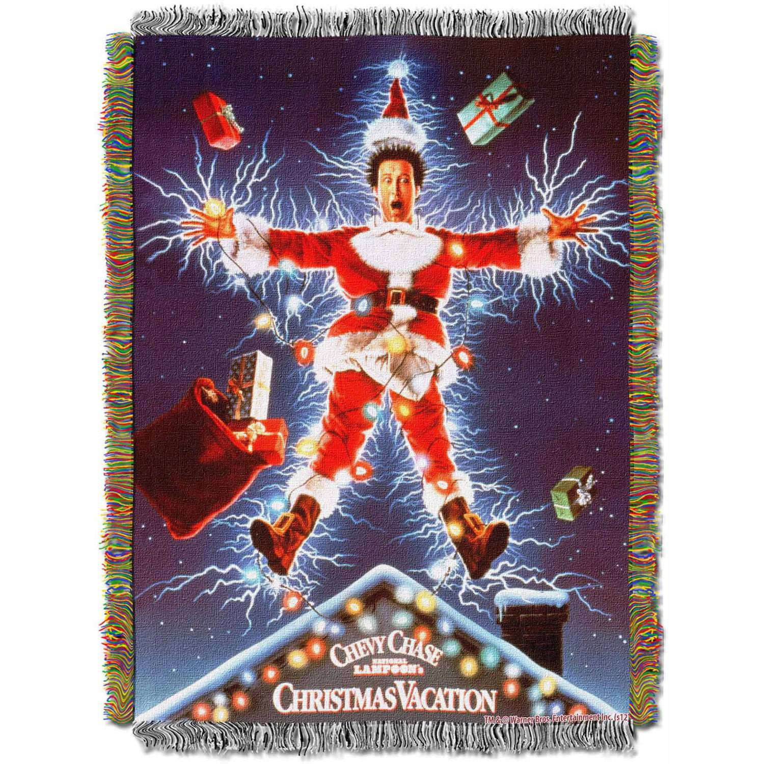 christmas vacation fleece fabric