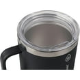 thumbnail image 4 of ThermoFlask Drinkware Collection - 12 oz Insulated Coffee Mug with Leakproof Push N Sip Lid, Jet Black, 4 of 6