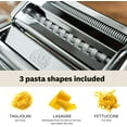 MARCATO Made in Italy Atlas 150 Classic Manual Pasta Maker Machine, Chrome Steel. Makes Lasagna
