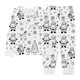 thumbnail image 4 of Conjuntos de blusas y camisas de cuello redondo y manga larga para niños y niñas con estampados de grafitis de interés, camisetas con cuello redondo, pantalones casuales, tops y pantalones para niñas., 4 of 8