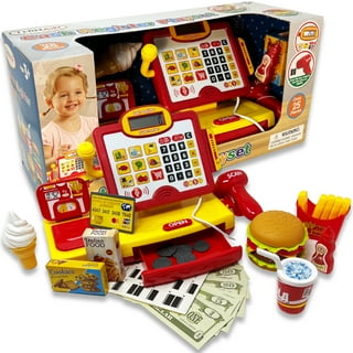 Toy Cash Register in Play Grocery Shopping Walmart