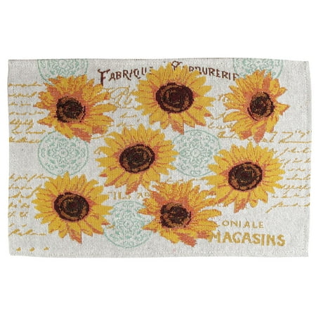 Sunflower Kitchen Towels Set Sunflower Kitchen Set With 4 Placemats 2 Oven Mitts 2 Pot Holders 2 Kitchen Sunflower Towels Walmart Com Walmart Com