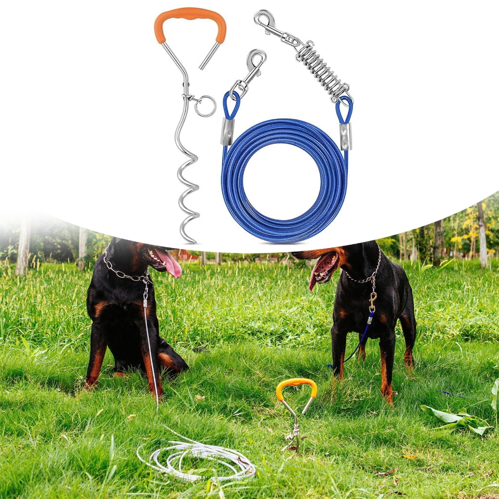 JZROCKER Pet Leashes Chain Leads Pet Dogs Chain Tractions Rope Leads Control Leashes for Media Large Dogs
