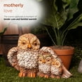thumbnail image 4 of Alpine Corporation 11" Owl Mom Wing Protecting Two Baby Owlettes Statuary, 4 of 13