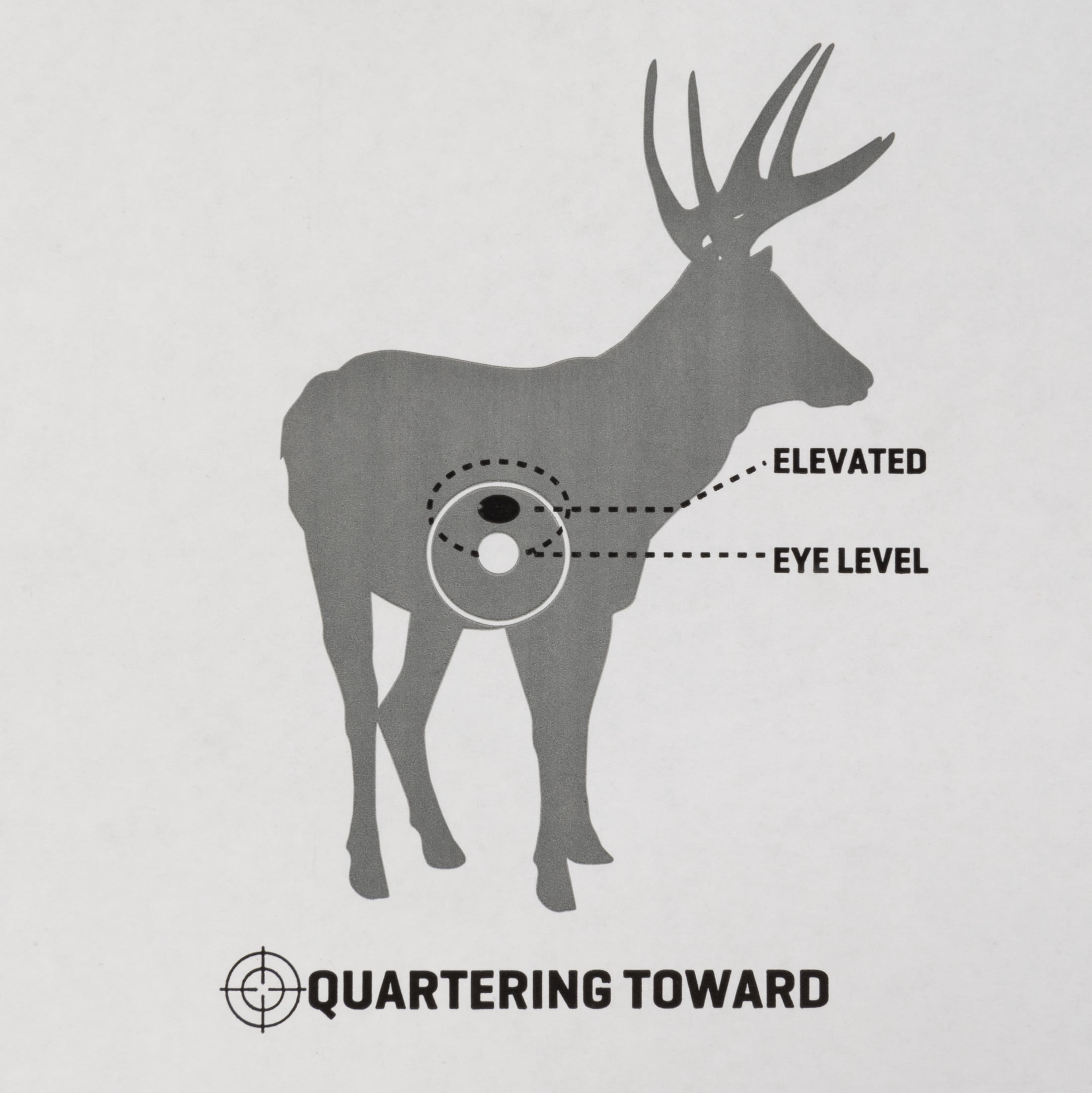 Ez Aim Deer Vitals Corrugated Target, 23 X 35