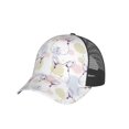 thumbnail image 6 of Lsque Hand Drawn Rabbit Printed Trucker Hat - Baseball Cap for Men Women - Breathable Mesh Side, Adjustable Fit - for Casual Wear, 6 of 7
