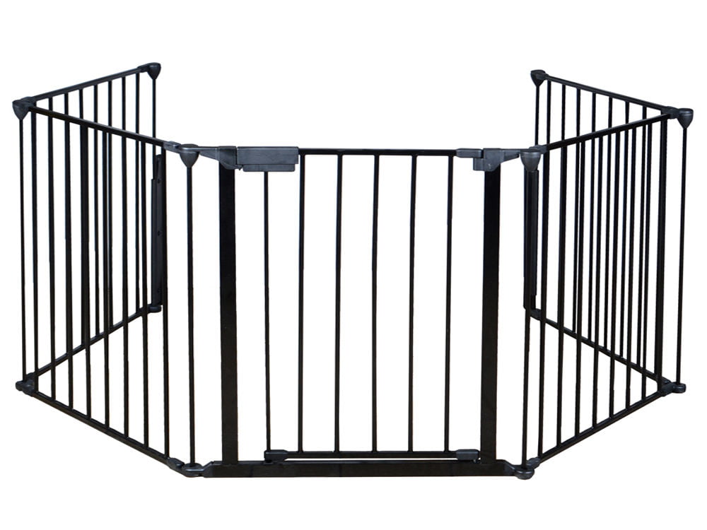 Fireplace Fence Baby Safety Fence Hearth Gate BBQ Metal Fire Gate Pet Cat Dog 