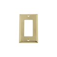 thumbnail image 2 of Nostalgic Warehouse 720061 New York Switch Plate with Single Rocker, Unlacquered Brass, 2 of 3
