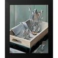 thumbnail image 2 of Roelofs, Wouter 20x24 Black Modern Framed Museum Art Print Titled - Silverware II, 2 of 5