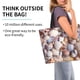thumbnail image 2 of Balery Sea Shells Bolsa Tote Estilo Estético con Cremalleras, Bolsa de Hombro, Bolsa de Compras Grande y Plegable, 2 of 8