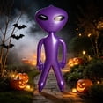 thumbnail image 4 of AZXY Purple Inflatable Alien Halloween Decorations, Halloween Inflatables Halloween Yard Decor Halloween Outdoor Decor, Halloween Decor for Party Front Porch Lawn, Spooky Alien Yard Ornament Supplies, 4 of 6